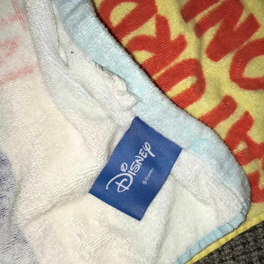 Disney Mickey Beach‎ Towel in Blue, Yellow, Red & Black